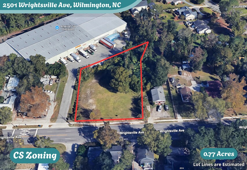 Primary Photo Of 2501 Wrightsville ave, Wilmington Land For Sale