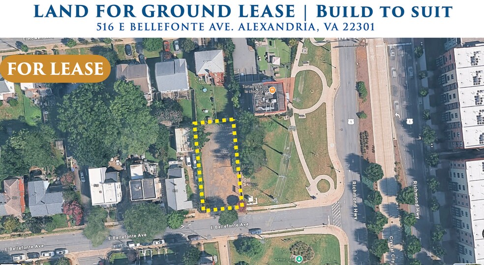 More Photos Of 516 E Bellefonte Ave, Alexandria Land For Lease