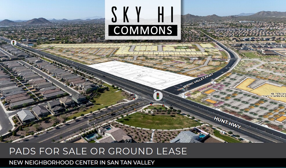 Primary Photo Of Hunt Highway @ Spring Valley Parkway, San Tan Valley Land For Lease