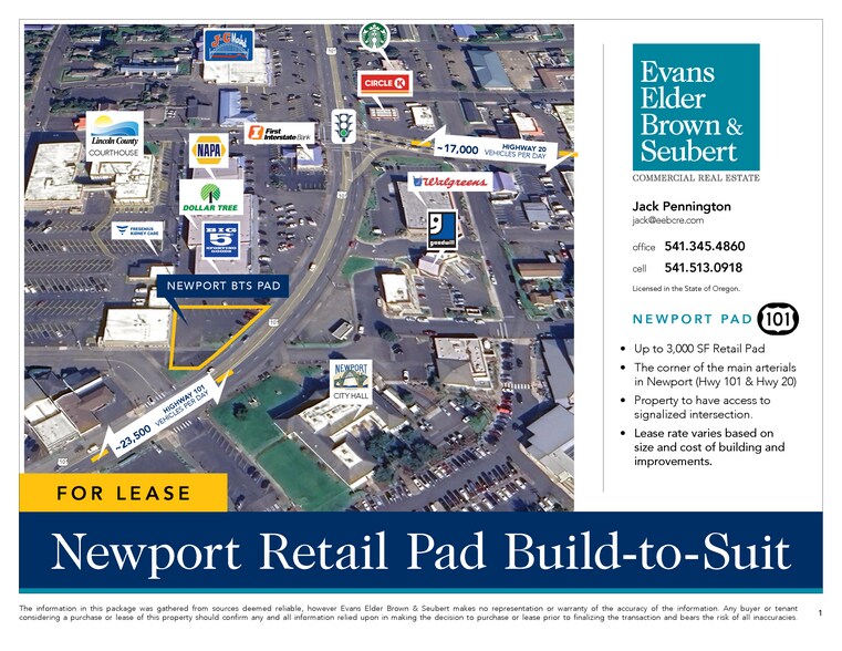 More Photos Of HWY 101 & HWY 20, Newport General Retail For Lease