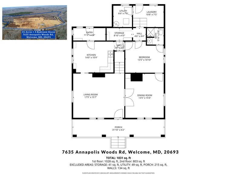 More Photos Of 7635 Annapolis Woods Rd, Welcome Land For Sale