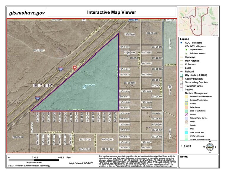 Primary Photo Of 00 S Indio dr, Yucca Land For Sale