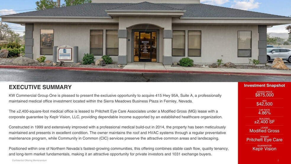 More Photos Of 415 US Highway 95A S, Fernley Medical For Sale
