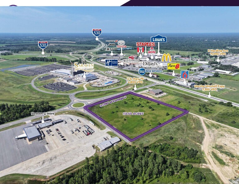 More Photos Of U.S. Highway 79, Pine Bluff Land For Sale