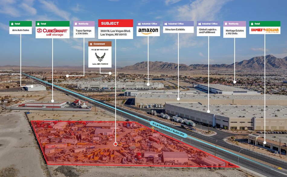 More Photos Of 3691 Las Vegas Blvd N, Las Vegas Land For Sale