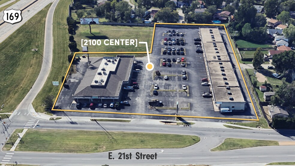 More Photos Of 10316-10400 E 21st St, Tulsa Unknown For Lease