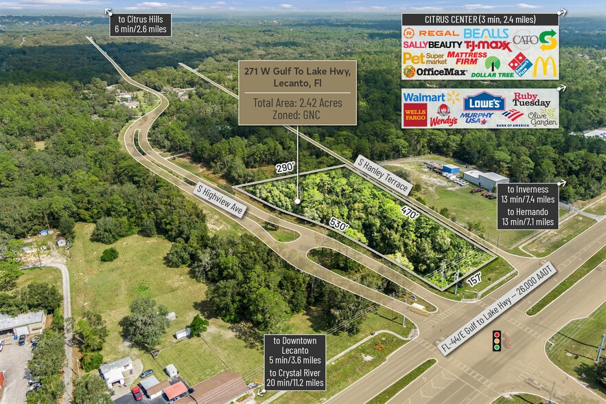 More Photos Of 271 W Gulf to Lake Hwy, Lecanto Land For Sale