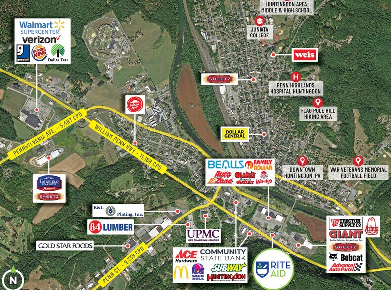 More Photos Of 9635 William Penn Hwy, Huntingdon Drugstore For Lease