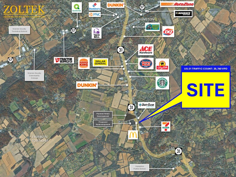 More Photos Of 464 Route 31, Washington Land For Lease