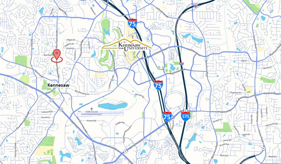 More Photos Of 2921 Moon Station Rd NW, Kennesaw Land For Sale