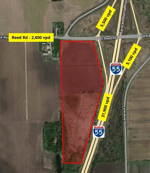 Primary Photo Of SWQ I-55 & Will RD, Braidwood Land For Sale