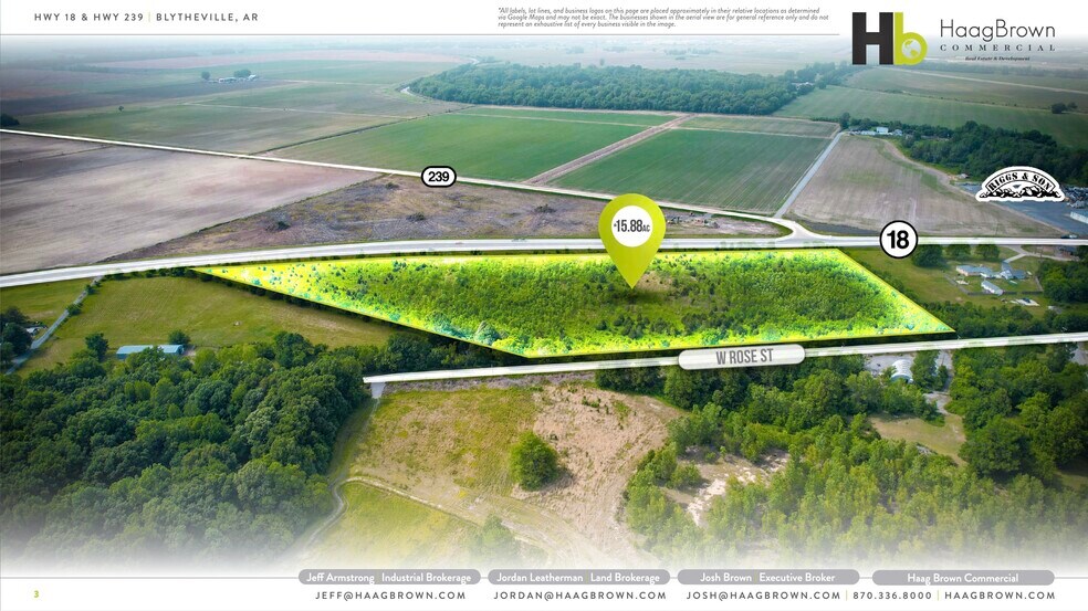 More Photos Of Hwy 18 & 239 hwy, Blytheville Land For Sale