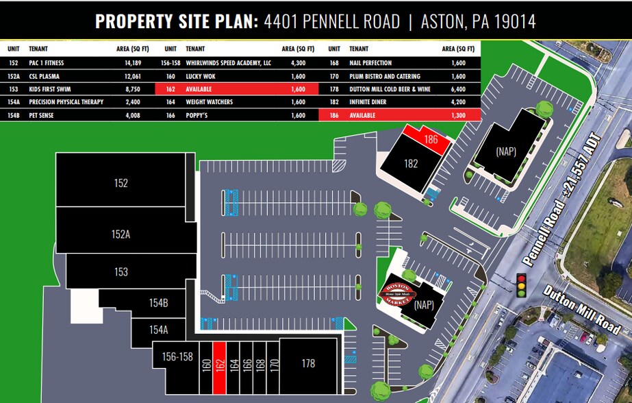 More Photos Of 4401-4445 Pennell Rd, Aston Township Unknown For Lease