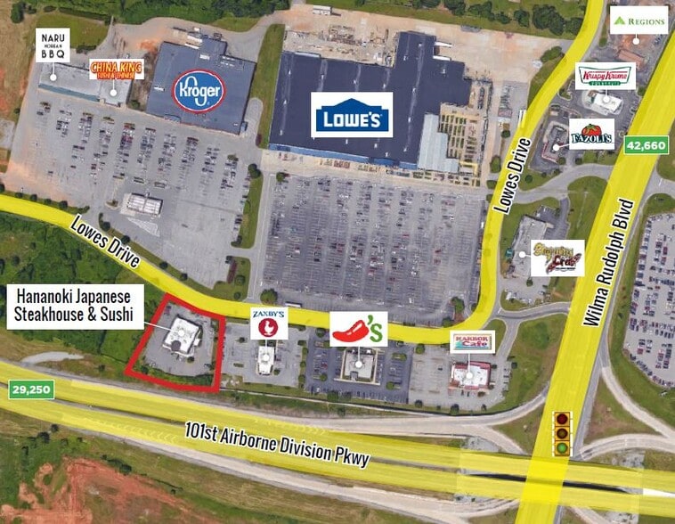 More Photos Of 2111 Lowes Dr, Clarksville Restaurant For Sale