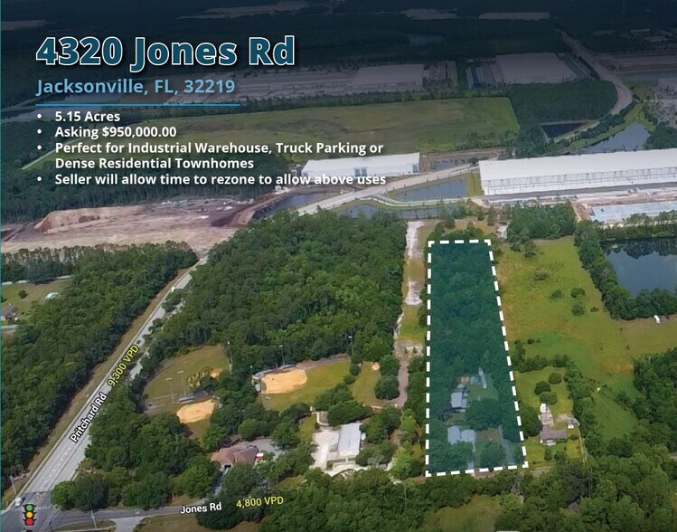 More Photos Of 4320 Jones Rd, Jacksonville Land For Sale
