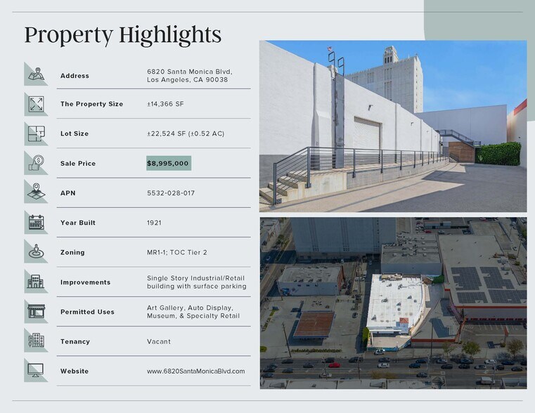 More Photos Of 6820-6830 Santa Monica Blvd, Los Angeles Storefront Retail Office For Sale