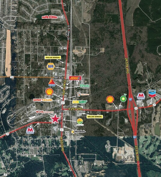 More Photos Of 8370 US Highway 31, Calera Land For Sale