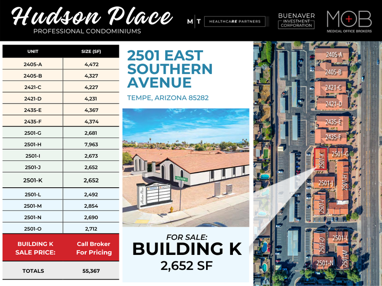 Primary Photo Of 2501-K E Southern Ave, Tempe Medical For Sale