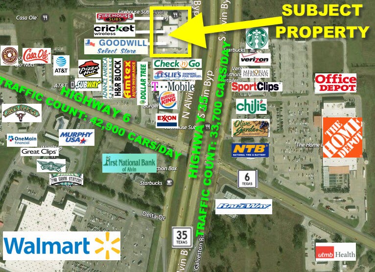 More Photos Of 253 Bypass 35 N, Alvin Unknown For Lease