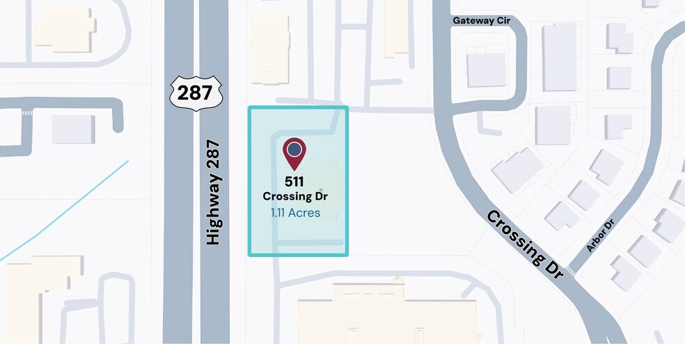 More Photos Of 511 Crossing Dr, Lafayette Land For Lease