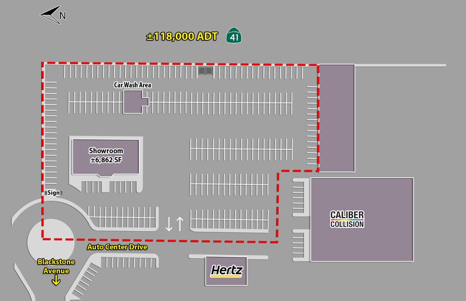 More Photos Of 145 E Auto Center Dr, Fresno Auto Dealership For Sale