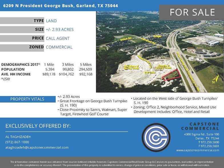 More Photos Of 6223 N President George Bush Hwy, Garland Land For Sale