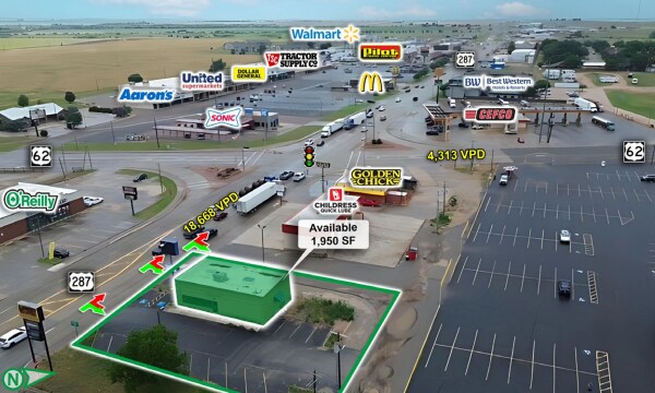 More Photos Of 1902 Avenue F NW, Childress Storefront For Lease