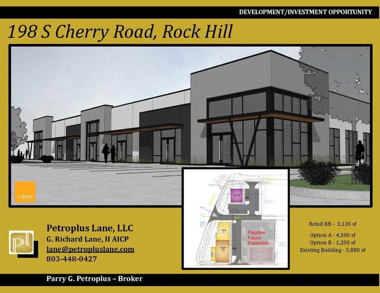 More Photos Of 198 S Cherry Rd, Rock Hill Restaurant For Lease