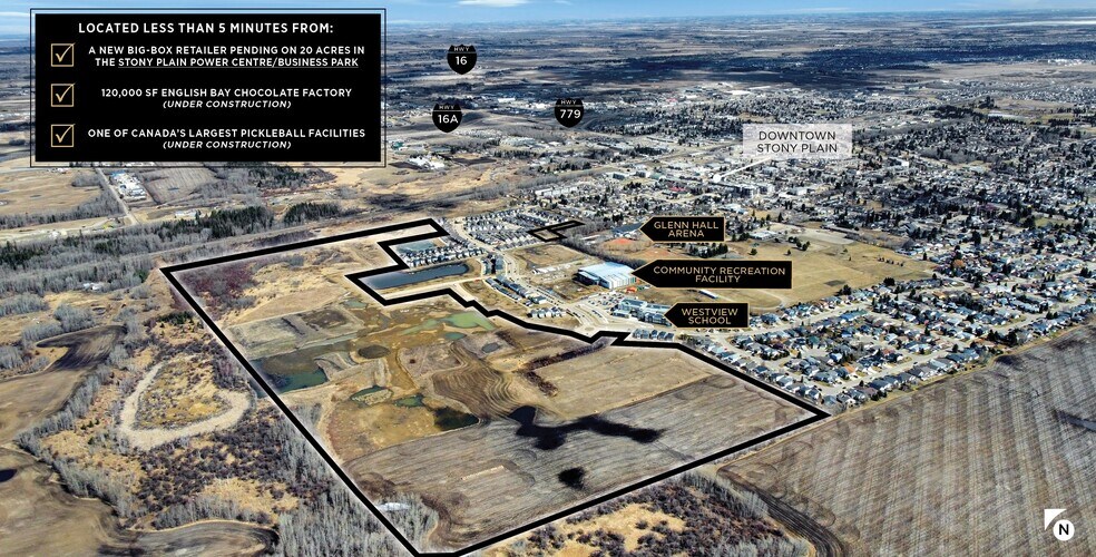 Primary Photo Of 50 Brickyard Dr, Stony Plain Land For Sale
