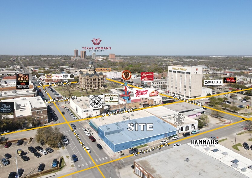 More Photos Of 119 S Elm St, Denton Storefront For Lease