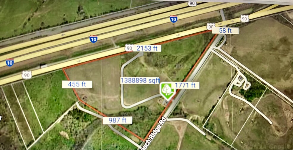 Primary Photo Of I-10 & Peach Ridge Rd, Brookshire Land For Sale