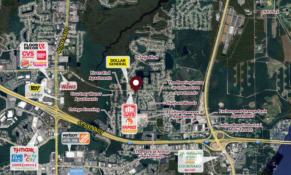 Primary Photo Of Collins Rd, Jacksonville Land For Sale