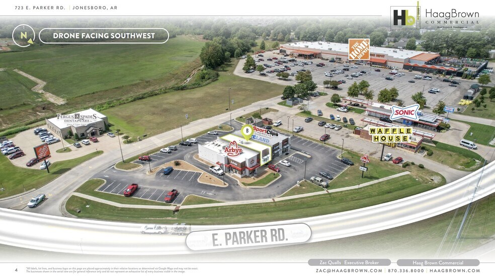 More Photos Of 723 E Parker Rd, Jonesboro Fast Food For Lease