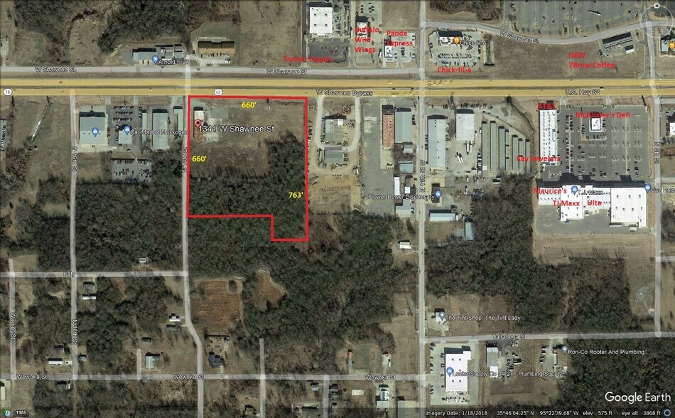 More Photos Of 1341 W Shawnee St, Muskogee Land For Sale
