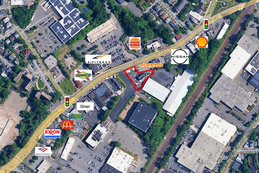 Primary Photo Of 303 Boston Post Rd, Port Chester Fast Food For Lease