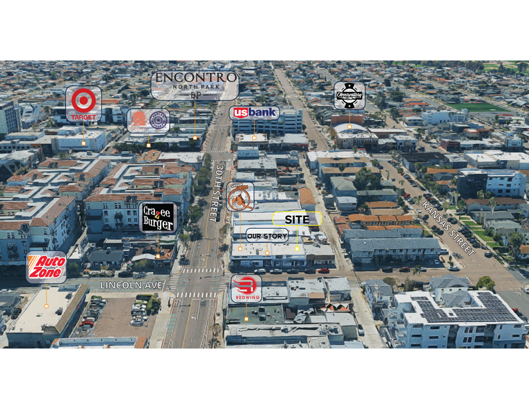 More Photos Of 2933-2937 Lincoln Ave, San Diego Storefront For Lease