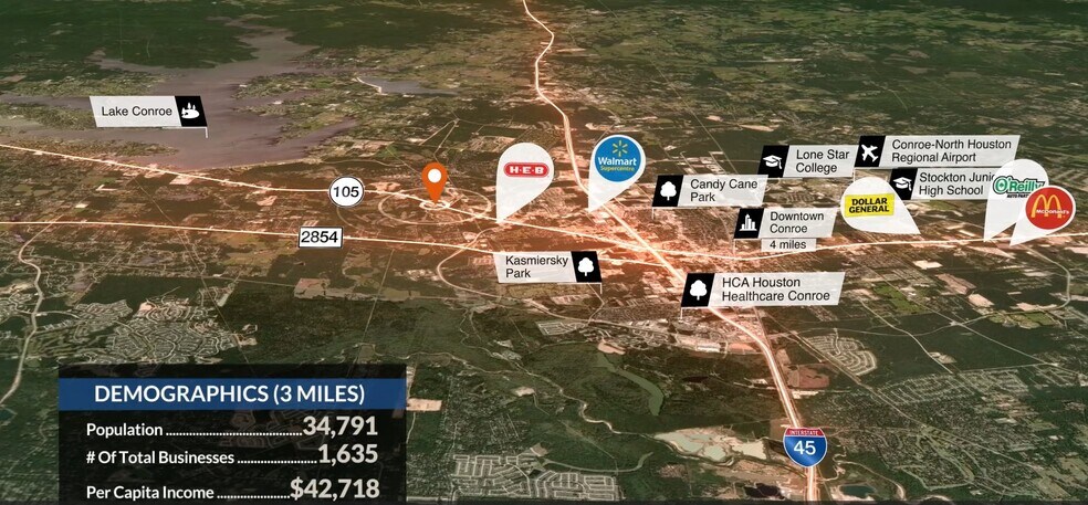 More Photos Of 5030 Davis st, Conroe Land For Sale