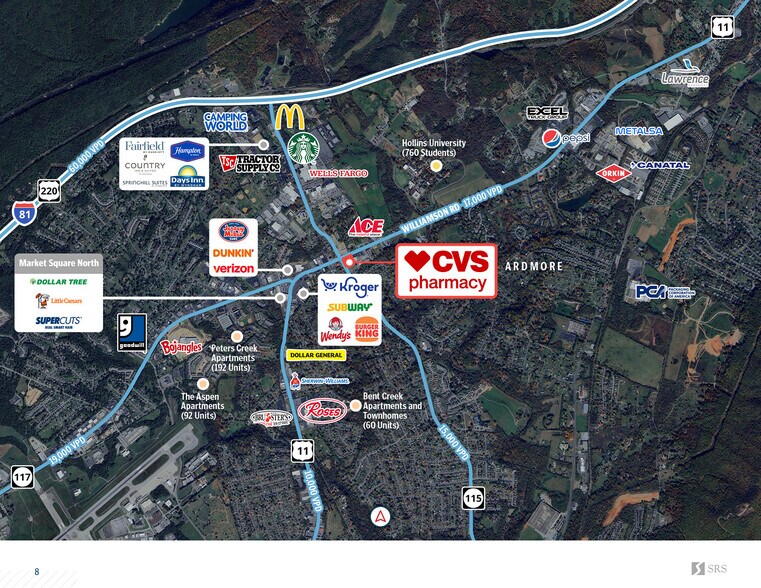 More Photos Of 7515 Williamson Rd, Hollins Storefront For Sale