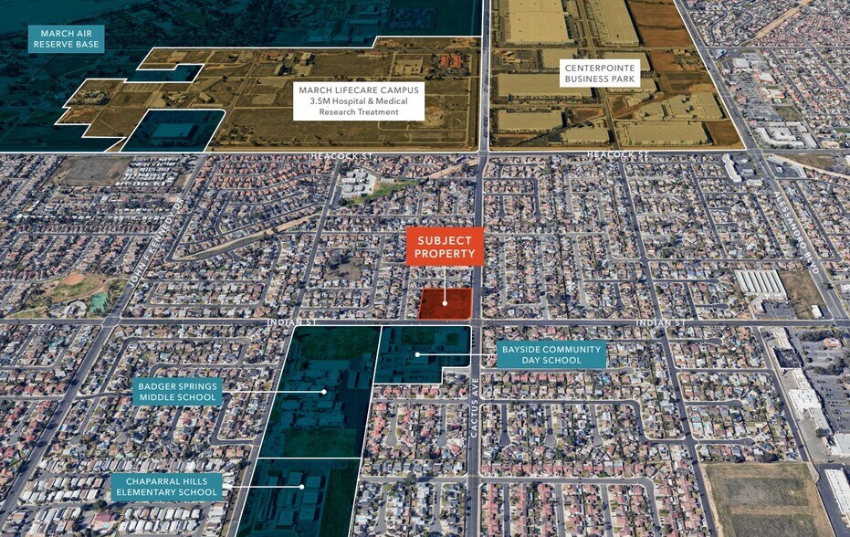 More Photos Of SWC of Cactus and Indian, Moreno Valley Land For Lease