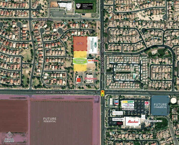 Primary Photo Of Waddell & Reems Rd, Surprise Land For Sale
