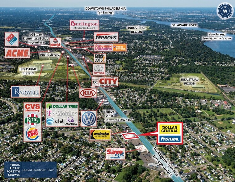 More Photos Of 919-921 W Route 130, Burlington Storefront For Sale