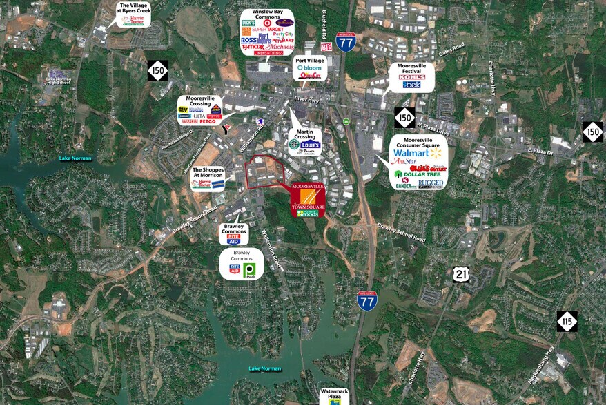 More Photos Of Brawley School Rd, Mooresville Unknown For Lease