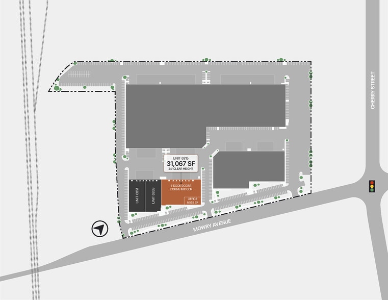 More Photos Of 6815-6851 Mowry Ave, Newark Warehouse For Lease