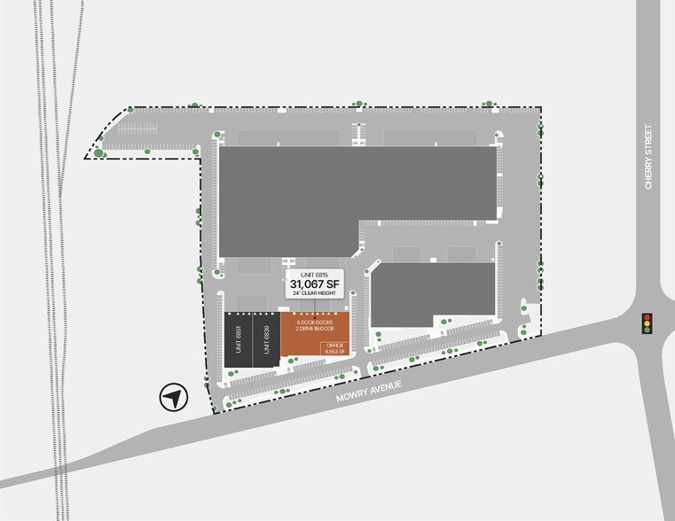 More Photos Of 6815 Mowry Ave, Newark Warehouse For Lease