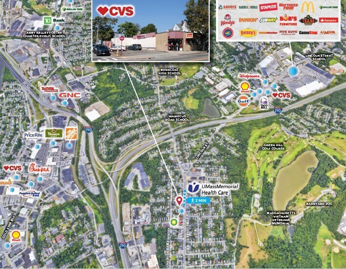 More Photos Of 256 Lincoln St, Worcester Drugstore For Lease