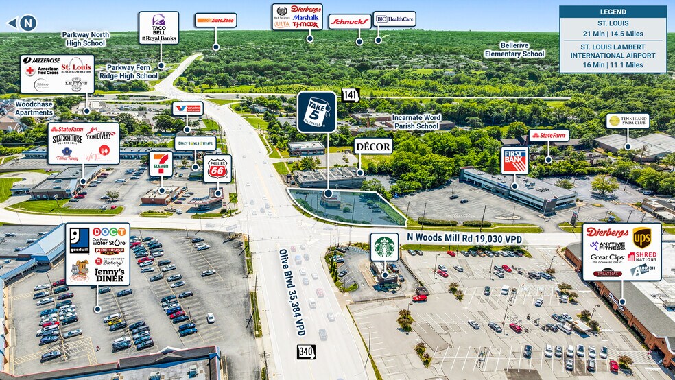 More Photos Of 13490 Olive Blvd, Chesterfield Service Station For Sale