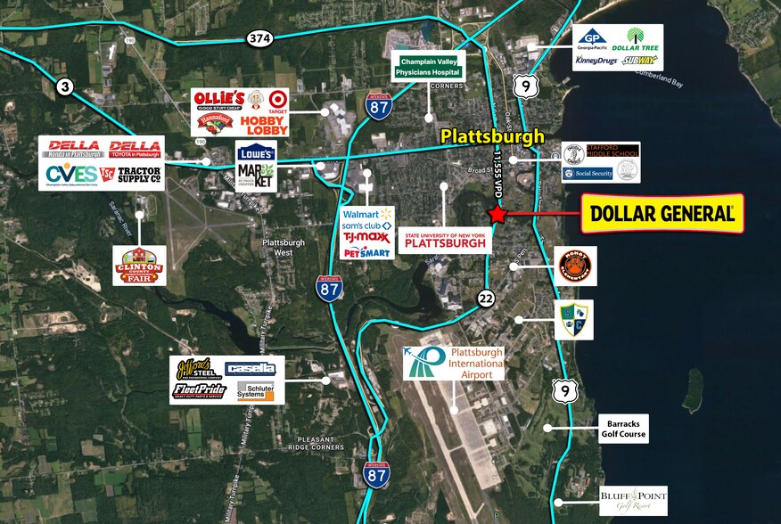 More Photos Of 4989 S Catherine St, Plattsburgh General Retail For Sale