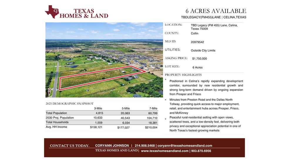 More Photos Of 13495 Dusty Ln, Celina Land For Sale