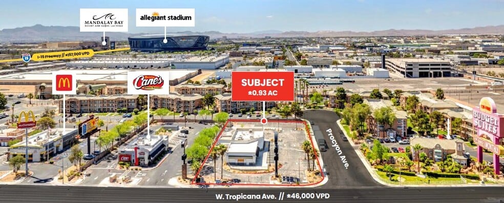 More Photos Of 3575 W Tropicana Ave, Las Vegas Land For Lease