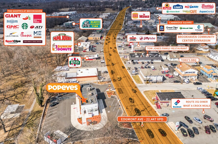 More Photos Of 4236 Edgmont Ave, Brookhaven Restaurant For Sale